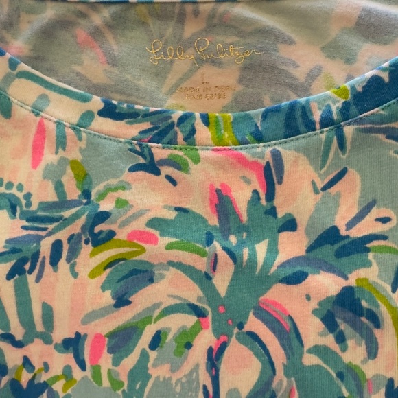 🍍Lilly Pulitzer Finn Top - Blue Ibiza Cabana Cocktail🍍 - Picture 8 of 9